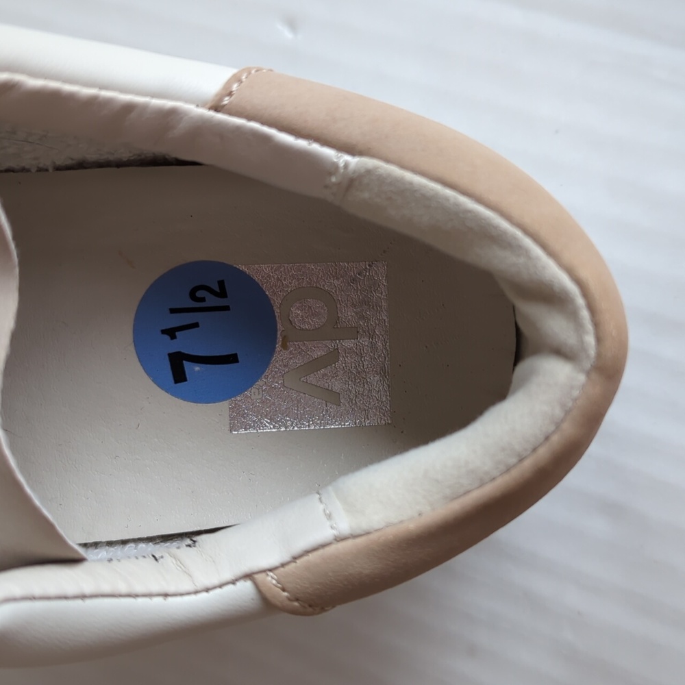 DV Dolce Vita Harryson Faux Leather Lace Up Sneakers 7.5 Blush Multi - Picture 11 of 16